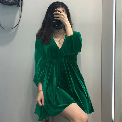 Portia Velvet Mini Dress